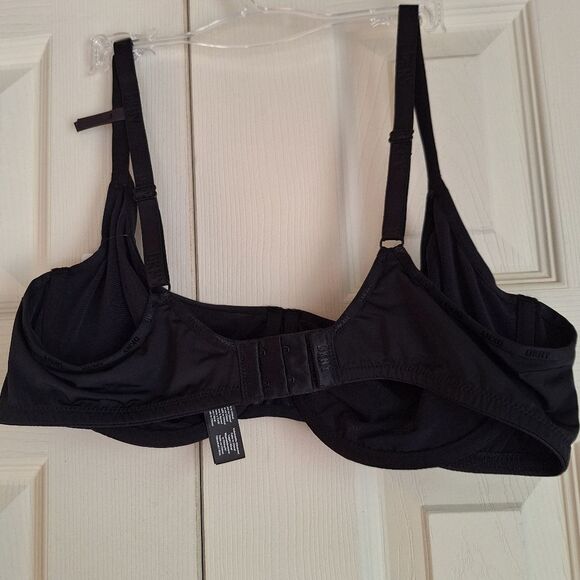 🎁DYNK Table Top Micro Unlined Black Demi Bra Size 38D - Picture 6 of 10
